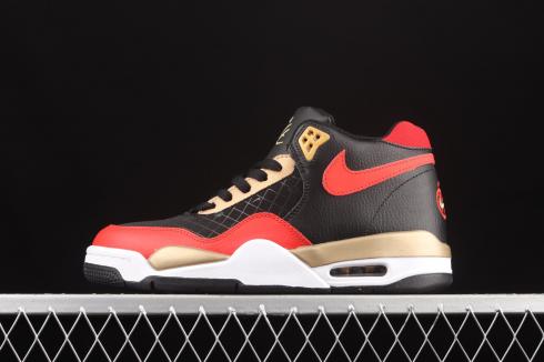 Nike Air Flight Legacy Black Red Metallic Gold White DD8493-091