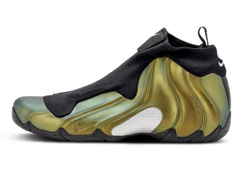 Nike Air Flightposite Metálico Oro Negro Metálico Plata Blanco FV5582-700