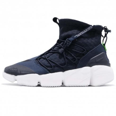 Nike Air Footscape Mid Utility Obsidian Thunder Azul 924455-400