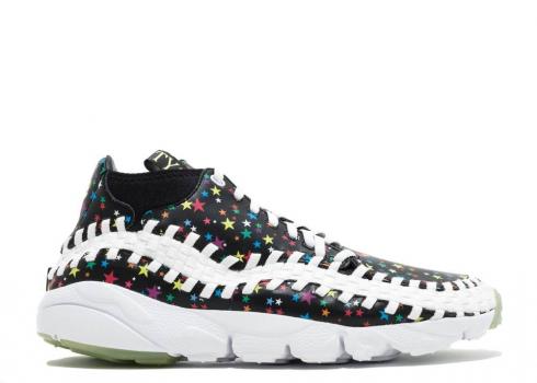 Nike Air Footscape Tenun Chukka Atmos Putih Hitam 443686-012