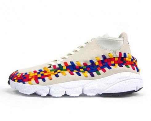 Nike Air Footscape tissé Chukka Premium QS Sail blanc Solecollector 525250-111