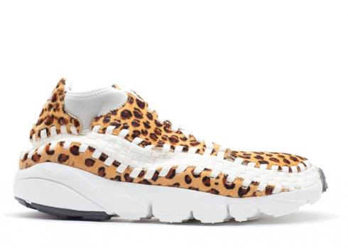 Nike Air Footscape Woven Chukka Prm Leopard Sail Mid Summit Grain Fg White 446337-200