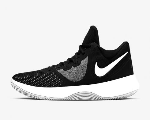 Nike Air Precision 2 Negro Blanco Zapatos para correr AA7069-001