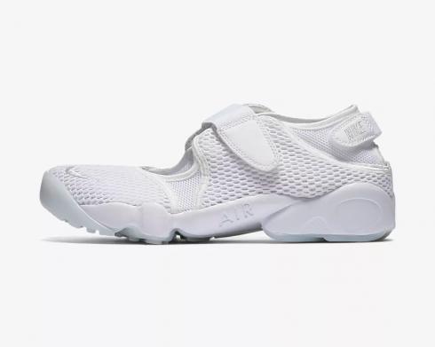 รองเท้าผู้หญิง Nike Air Rift Breathe White Pure Platinum 848386-100