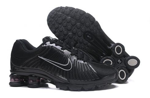 Nike Air Shox 625 รองเท้าผู้ชายสีดำเงินทั้งหมด