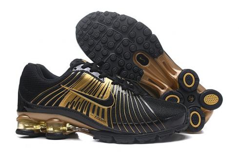 Nike Air Shox 625 Men Shoes Black Gold