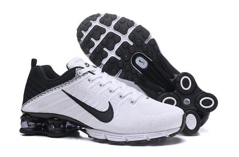 Nike Air Shox 628 Chaussures Homme Blanc Noir