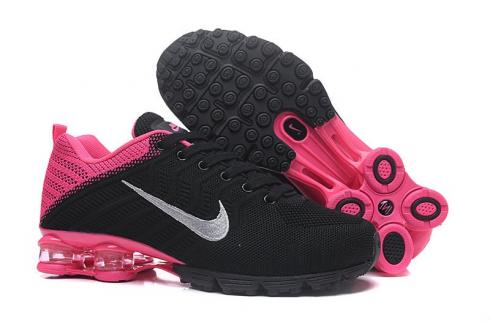 Nike Air Shox 628 รองเท้าผู้หญิงสีดำ Fuchsia