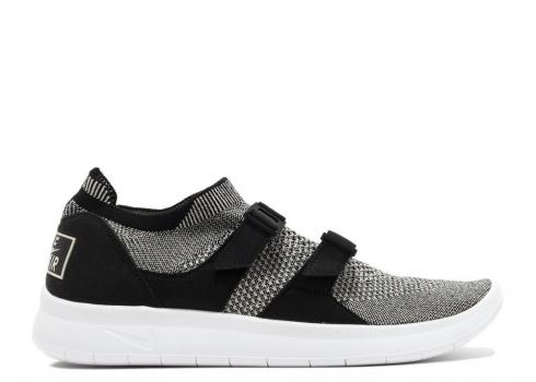 Nike Air Sock Racer Ultra Flyknit 淡灰色白色黑色 898022-004