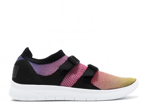 Nike Air Sockracer Flyknit Premium Strike Pink White Racer Yellow 898021-700