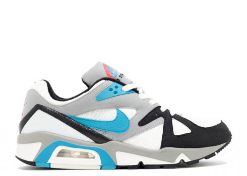 Nike Air Structure Triax 91 Metallic Summit White Infrared Neo Black Teal 318088-131