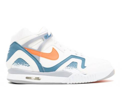 Nike Air Tech Challenge 2 Clay Blue Flat Burst Orange White Silver 643089-184