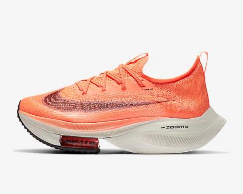 Nike Air Zoom Alphafly NEXT% Bright Orange Metallic Red Bronze Black CI9925-800