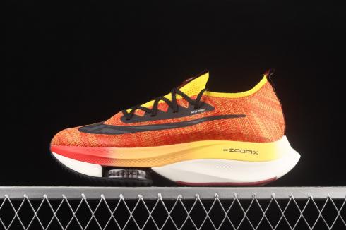 Nike Air Zoom Alphafly NEXT% Orange Yellow Black White DJ5456-300