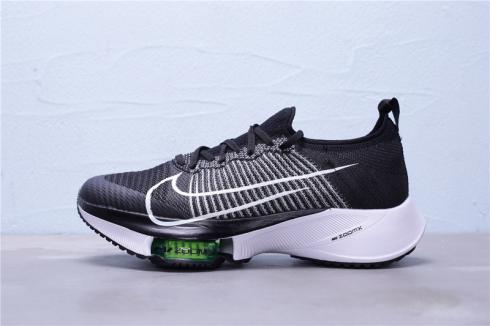 Nike Air Zoom Alphafly Next% Negro Blanco Zapatos para correr CZ1514-001