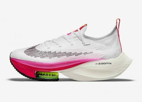 Nike Air Zoom Alphafly Next สีขาว สีชมพู สีดำ DJ5456-100