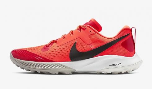 Nike Air Zoom Terra Kiger 5 Bright Crimson University Red Pure Platinum Black AQ2219-600