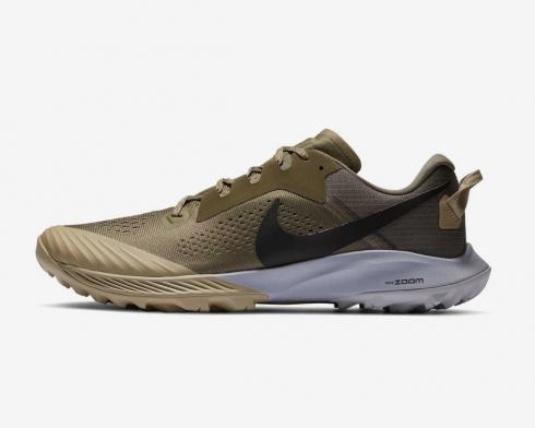 Nike Air Zoom Terra Kiger 6 Medium Khaki Wolf Grey Black CJ0219-201