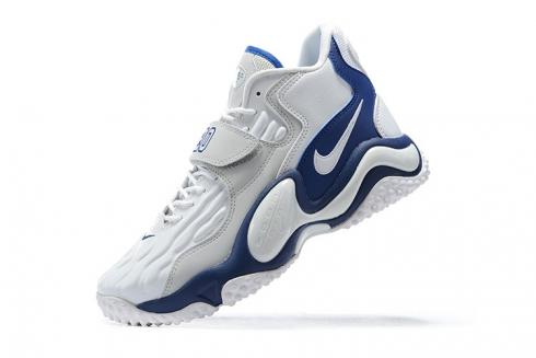 Nike Air Zoom Turf Jet 97 Barry Sanders Wit Diep Koningsblauw CW6680-100