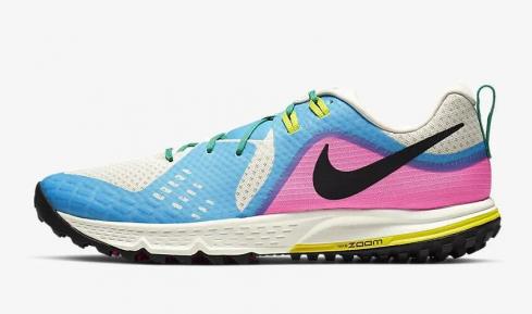 Nike Air Zoom Wildhorse 5 淺礦石棕藍色憤怒粉紅爆炸黑 AQ2222-100