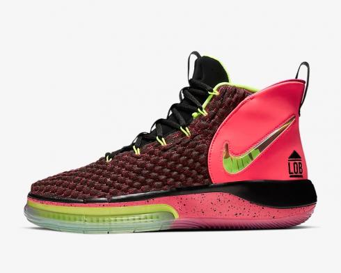 Nike AlphaDunk Hoverboard Racer Pink Volt 黑色鞋 BQ5401-600