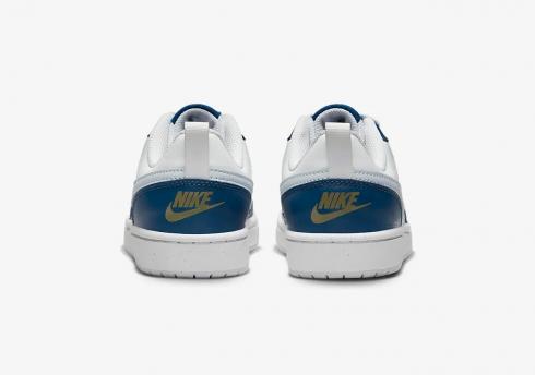 Nike Court Borough Low 2 GS Summit White Valerian Blue Pilgrim Pure