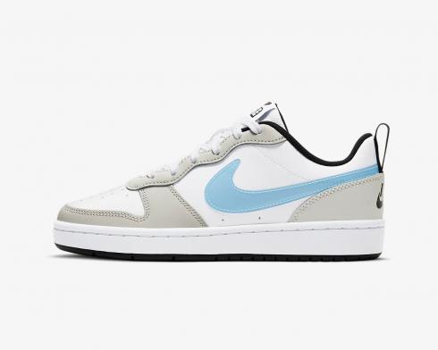 Nike Court Borough Low 2 MWH GS White Glacier Blue CW1624-100