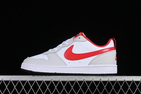 Nike Court Borough Low 2 ปีมังกรจีนสีแดงสีเทาสีขาว FZ5525-161
