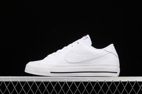 повседневные туфли Nike Court Legacy Canvas White Black CU4150-100