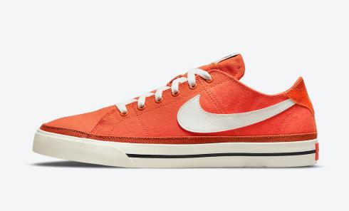 Nike Court Legacy Oranje Gum Lichtbruin Sail DJ1999-800