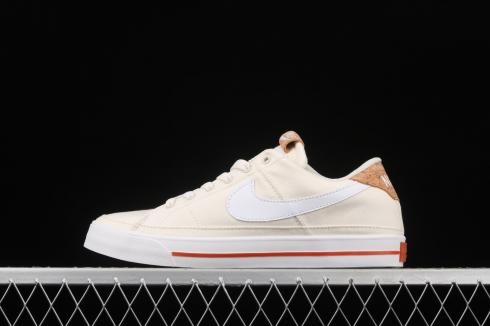 Nike Court Legacy SE Canvas Pucat Ivory Multi-Warna Gum Coklat Muda DC7904-100