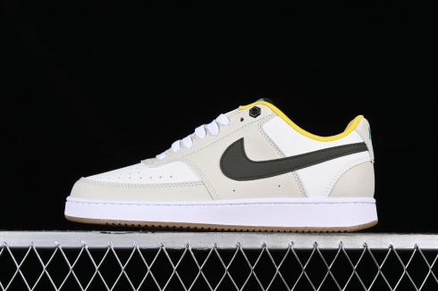 Nike Court Vision Low Low Yellow Green White Black FV3630-131