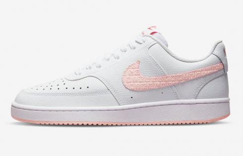 Nike Court Vision Low Valentine's Day Blanc Atmosphère Rose DQ9321-100