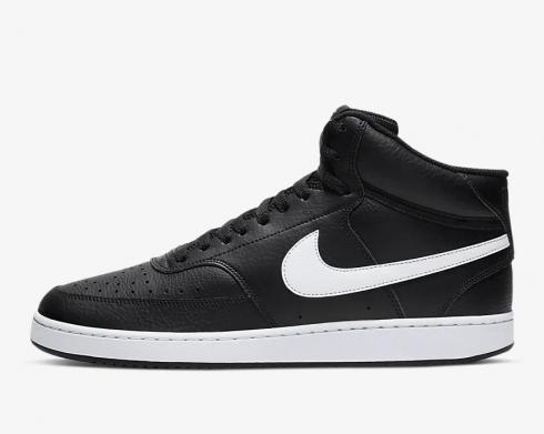 Sepatu Lari Nike Court Vision Mid Black White CD5466-001