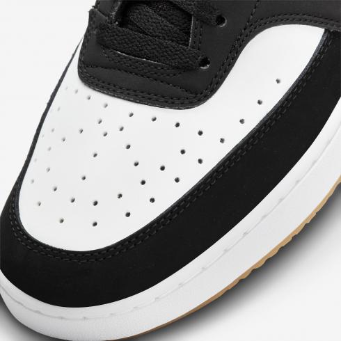 Nike Court Vision Mid Go the Extra Smile Black White Yellow Gum DO5871