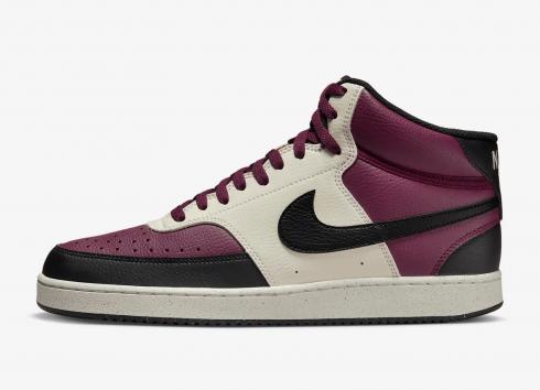 Nike Court Vision Mid Next Nature Dark Beetroot Sail Black DN3577-600