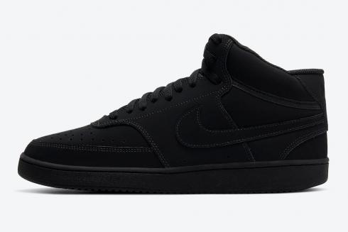 Nike Court Vision Mid Triple Noir CU6620-001