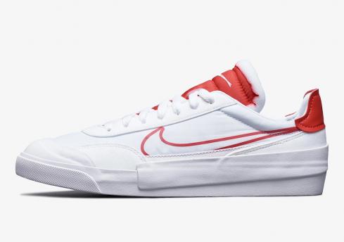 Zapatos casuales Nike Drop Type LX Summit White University Red CQ0989-103
