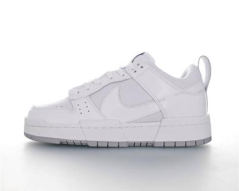 รองเท้าวิ่ง Nike Dunked Sportowe All White CU8876-104