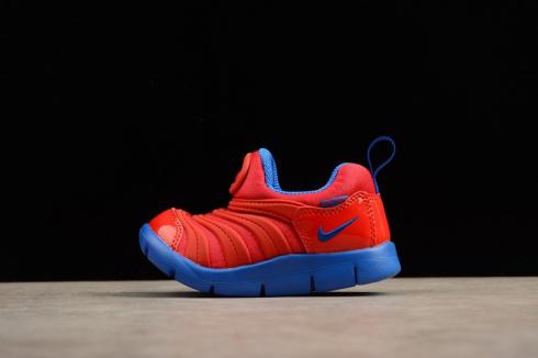 Zapatos preescolares Nike Dynamo TD Crimson Blue Polk Dot 343938-615