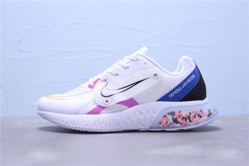 Nike Epic Joyride Run FK Flyknit White Purple New Release AQ2831-607