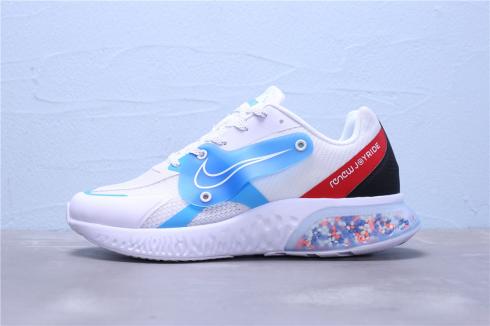 Nike Epic Joyride Run FK Flyknit White Red Royal Blue New Release AQ2831-610