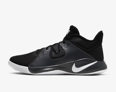 Nike Fly.By Mid Negro Blanco Oscuro Humo Gris CD0189-001