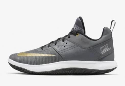 Nike Fly By Low II Dark Grey White Black Metallic Gold AJ5902-002