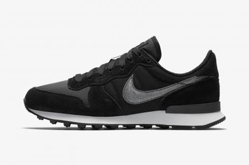 Nike Internationalist Glitter Negro Blanco AT0075-001