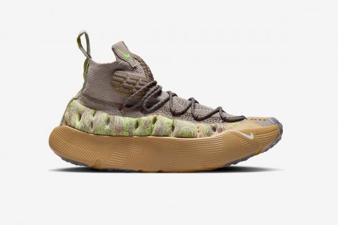 Nike Ispa Sense Flyknit CW3203-002 Stone Gold Enigma Elemental Seafoam
