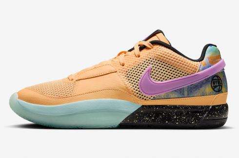 Nike Ja 1 EYBL Melon Tint Rush Fuscia Black Jade Ice FQ4293-800