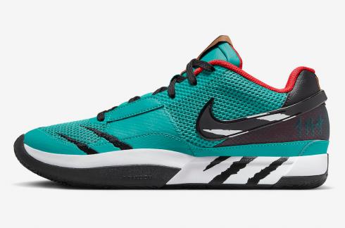 Nike Ja 1 Scratch Rapid Teal University Red Monarch FD6565-400