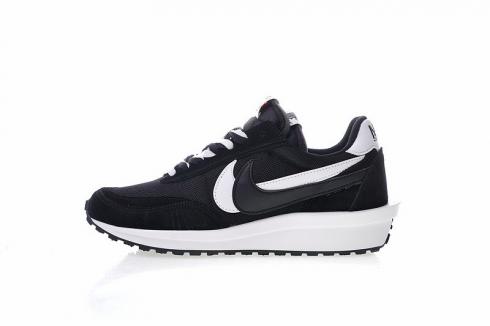 Nike LDV Waffle Sacai รองเท้าผ้าใบสีขาวดำ AR8001-001