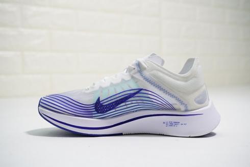 Nike Lab Zoom Fly SP White Purple Mint Green Grey AA3172-105